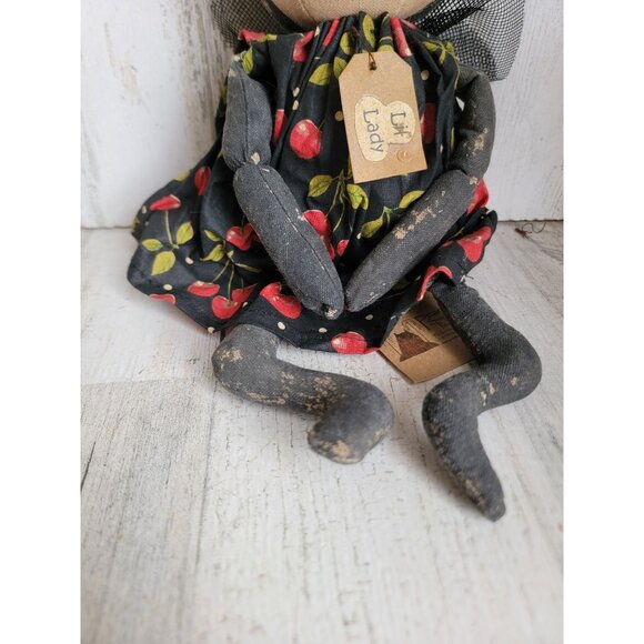 Pearsons Primitive lady bug vintage AS IS plush bug unique figure decor - Picture 2 of 9